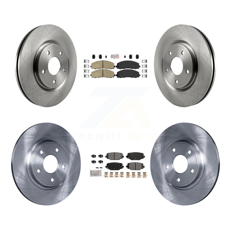Transit Auto K8A-107410 Disc Brake Kit for 2012-2020 Dodge Grand Caravan, Dodge Journey, Chrysler Town & Country & more - Front and Rear product image