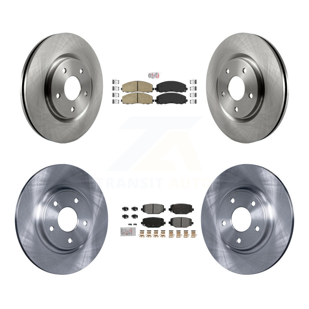 Transit Auto K8A-107411 Disc Brake Kit for 2012-2020 Dodge Grand Caravan, Dodge Journey, Chrysler Town & Country & more - Front and Rear product image