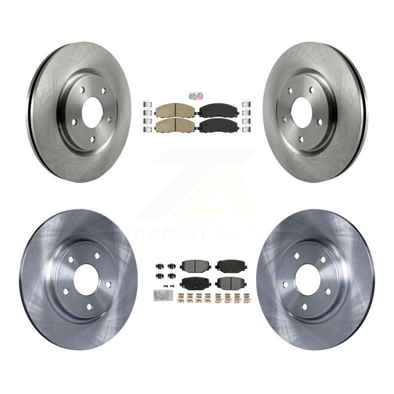 Transit Auto K8A-107411 Disc Brake Kit for 2012-2020 Dodge Grand Caravan, Dodge Journey, Chrysler Town & Country & more - Front and Rear product image