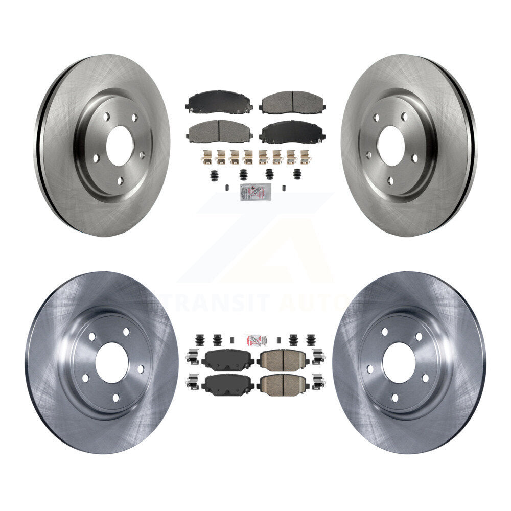 Transit Auto K8A-107413 Disc Brake Kit for 2012-2020 Dodge Grand Caravan, Dodge Journey, Chrysler Town & Country & more - Front and Rear product image