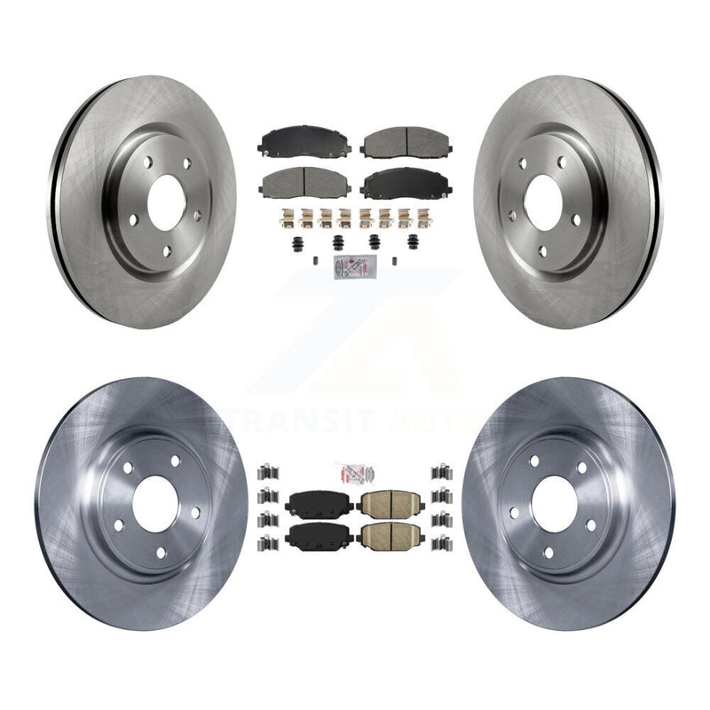 Transit Auto K8A-107414 Disc Brake Kit for 2012-2020 Dodge Grand Caravan, Dodge Journey, Chrysler Town & Country & more - Front and Rear product image