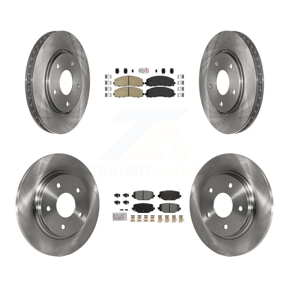Transit Auto K8A-107415 Disc Brake Kit for 2017-2018 Dodge Grand Caravan - Front and Rear product image