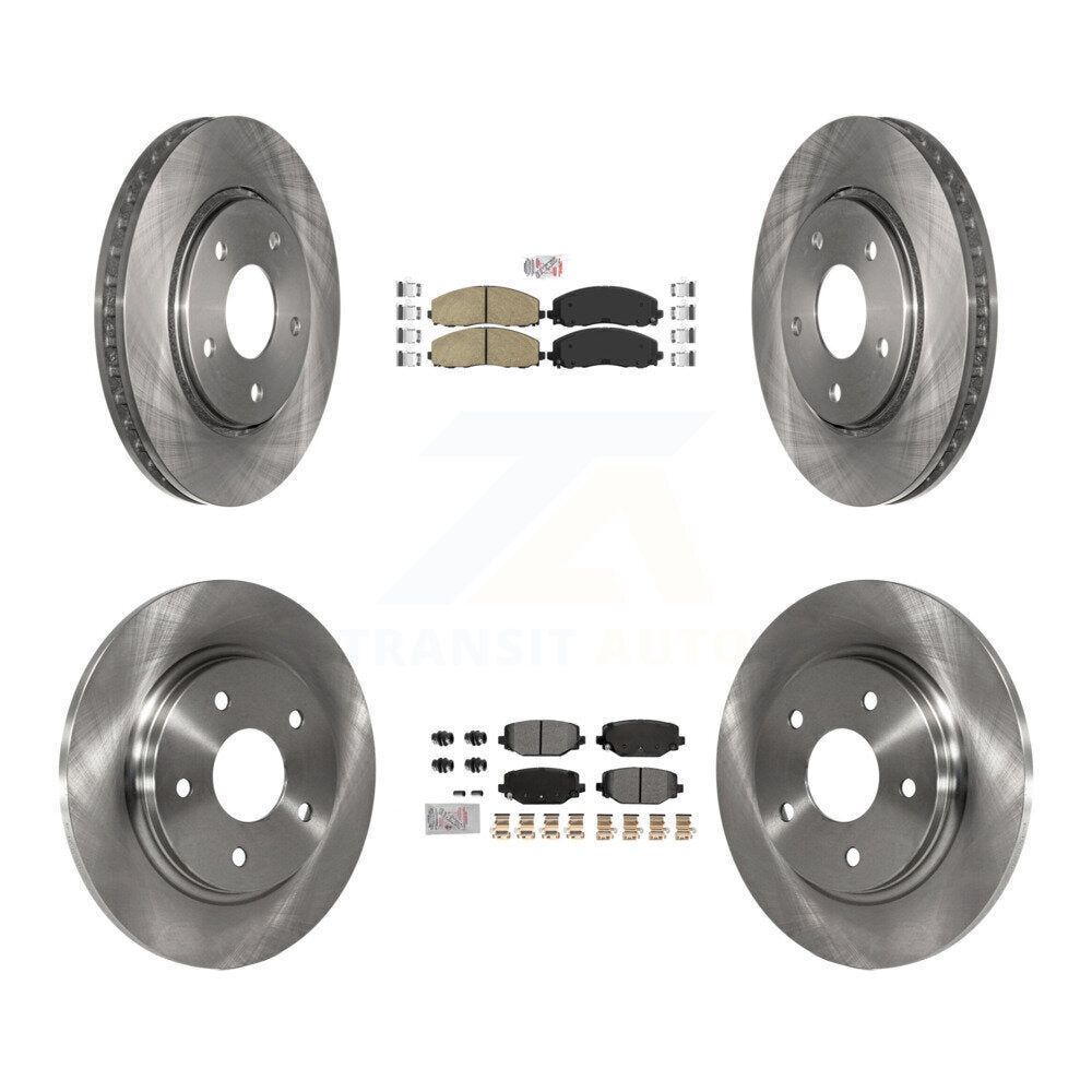 Transit Auto K8A-107416 Disc Brake Kit for 2017-2018 Dodge Grand Caravan - Front and Rear product image