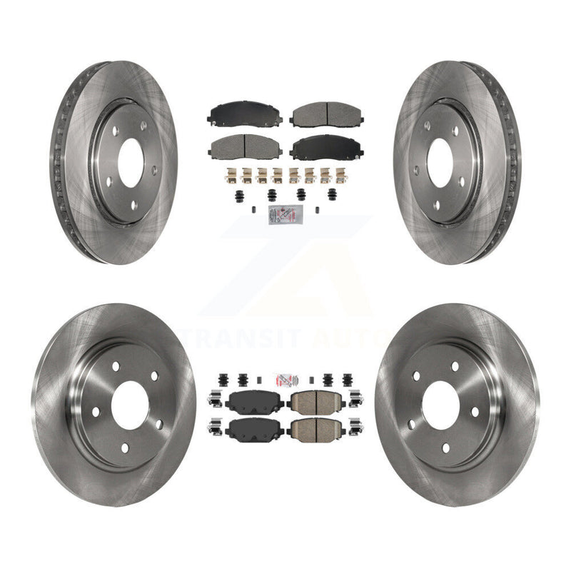 Transit Auto K8A-107418 Disc Brake Kit for 2017-2018 Dodge Grand Caravan - Front and Rear product image