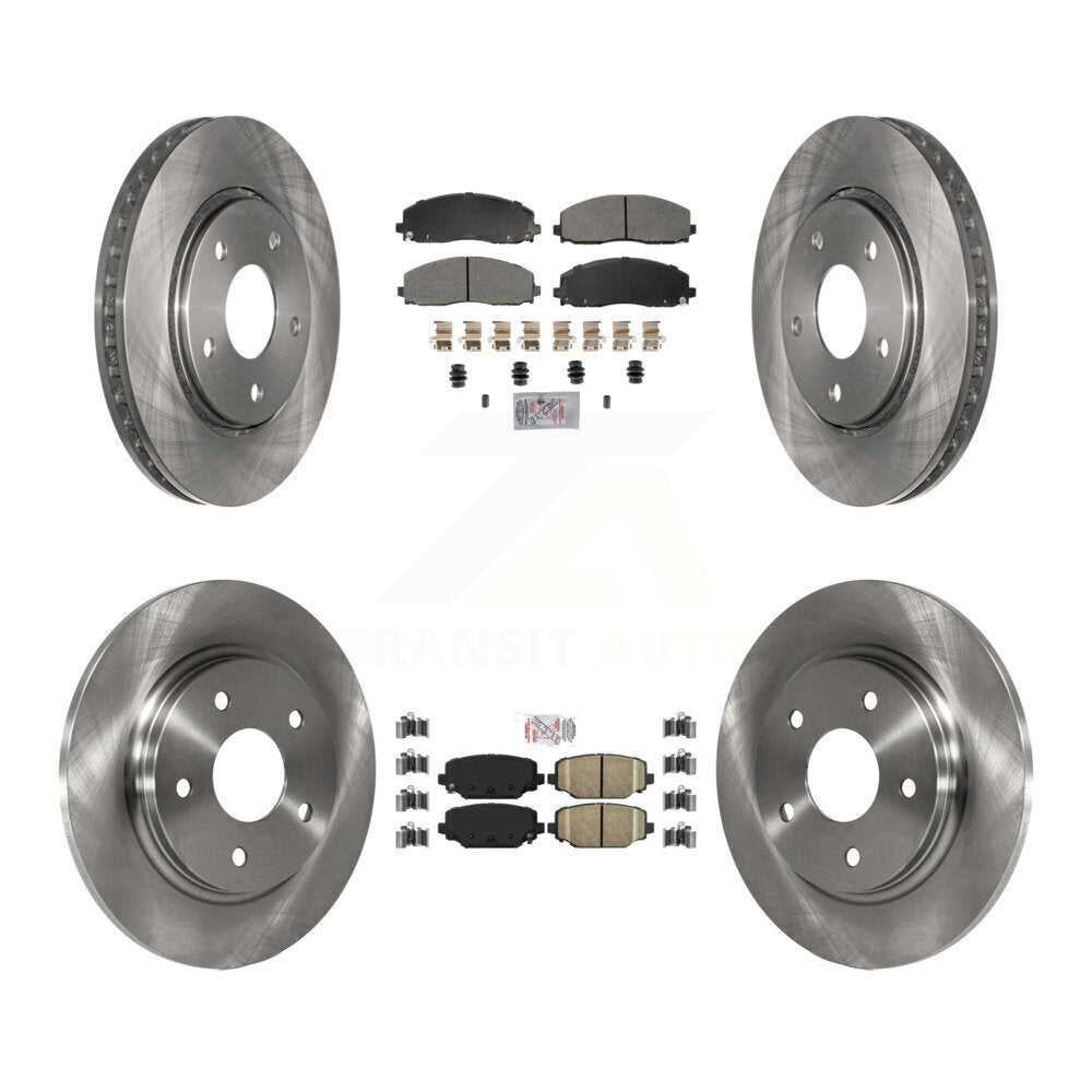 Transit Auto K8A-107419 Disc Brake Kit for 2017-2018 Dodge Grand Caravan - Front and Rear product image