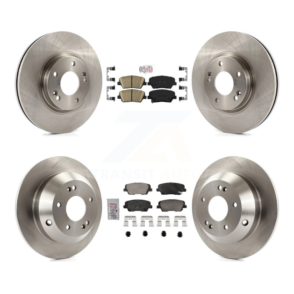 Transit Auto K8A-107424 Disc Brake Kit for 2010-2013 Kia Sorento, Hyundai Santa Fe - Front and Rear product image
