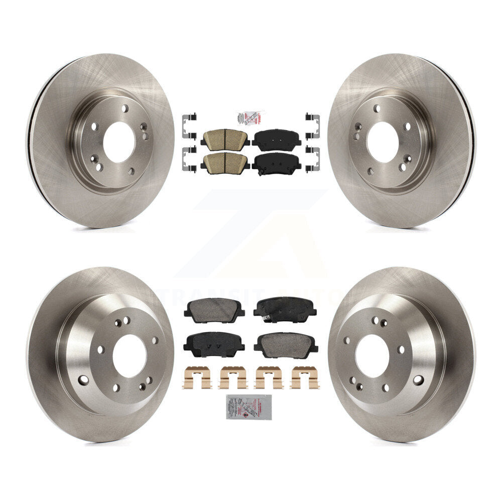 Transit Auto K8A-107425 Disc Brake Kit for 2010-2013 Kia Sorento, Hyundai Santa Fe - Front and Rear product image