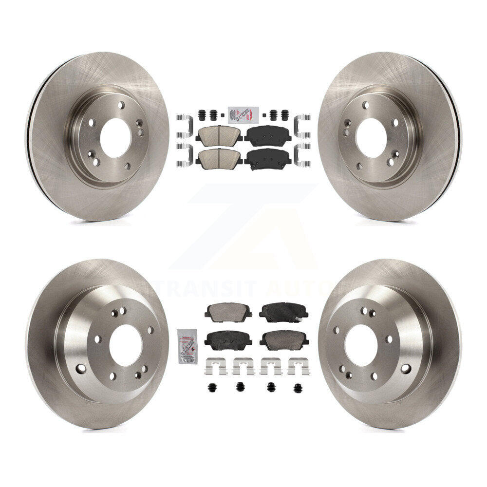 Transit Auto K8A-107426 Disc Brake Kit for 2010-2013 Kia Sorento, Hyundai Santa Fe - Front and Rear product image