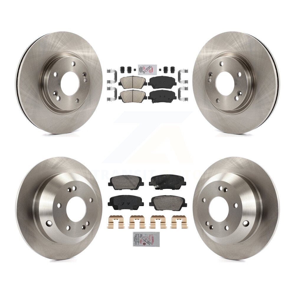 Transit Auto K8A-107427 Disc Brake Kit for 2010-2013 Kia Sorento, Hyundai Santa Fe - Front and Rear product image