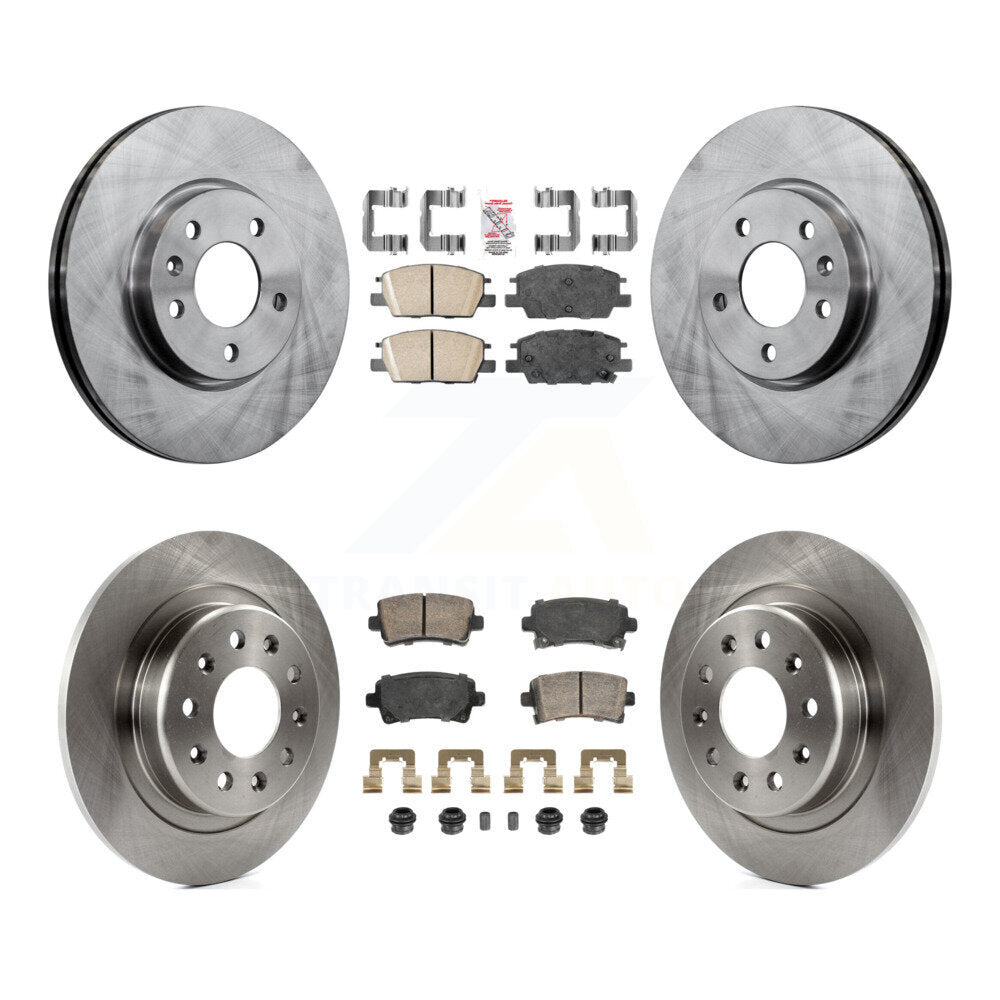 Transit Auto K8A-107437 Disc Brake Kit for 2016 Chevrolet Malibu - Front and Rear product image