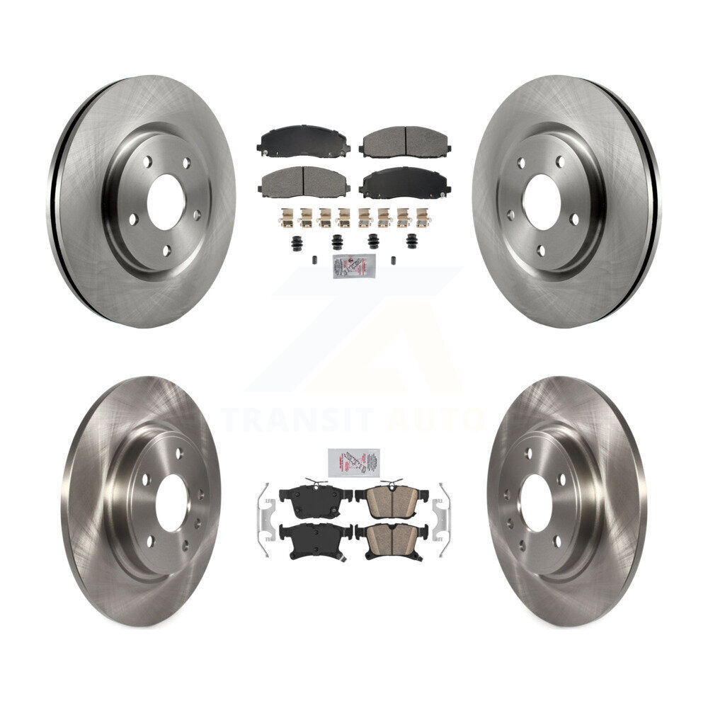Transit Auto K8A-107438 Disc Brake Kit for 2017-2024 Chrysler Grand Caravan, Chrysler Voyager, Chrysler Pacifica - Front and Rear product image