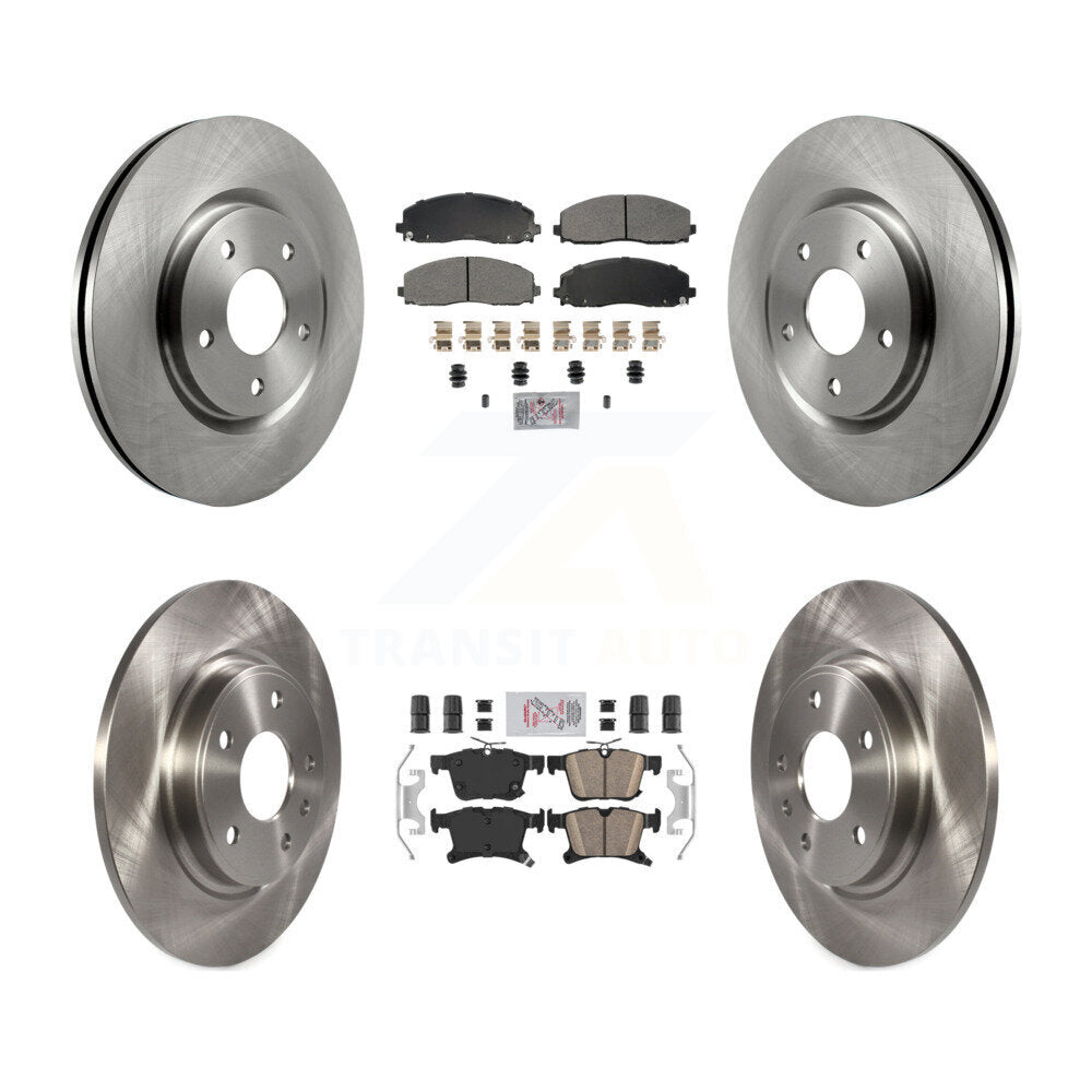 Transit Auto K8A-107439 Disc Brake Kit for 2017-2024 Chrysler Grand Caravan, Chrysler Voyager, Chrysler Pacifica - Front and Rear product image