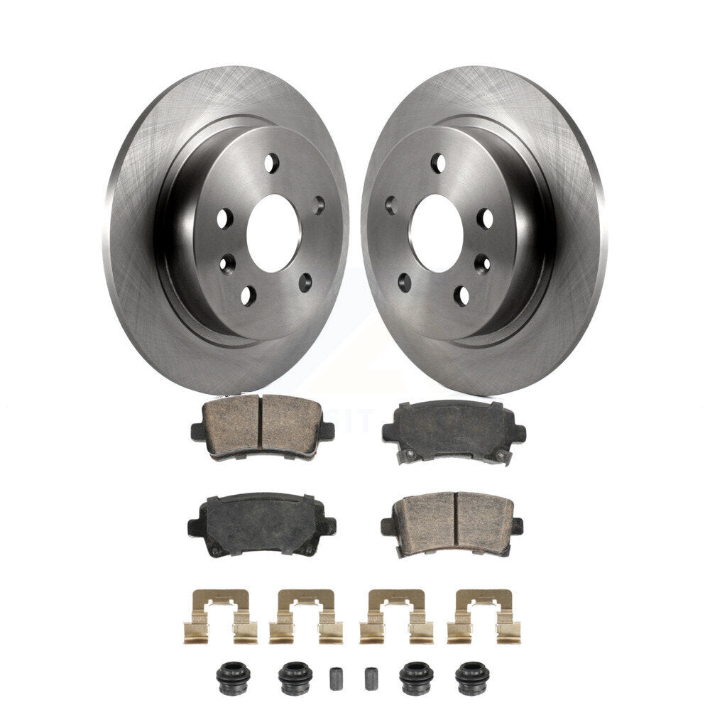 Transit Auto K8A-107448 Disc Brake Kit for 2011-2016 Chevrolet Malibu, Buick LaCrosse, Buick Regal - Rear product image