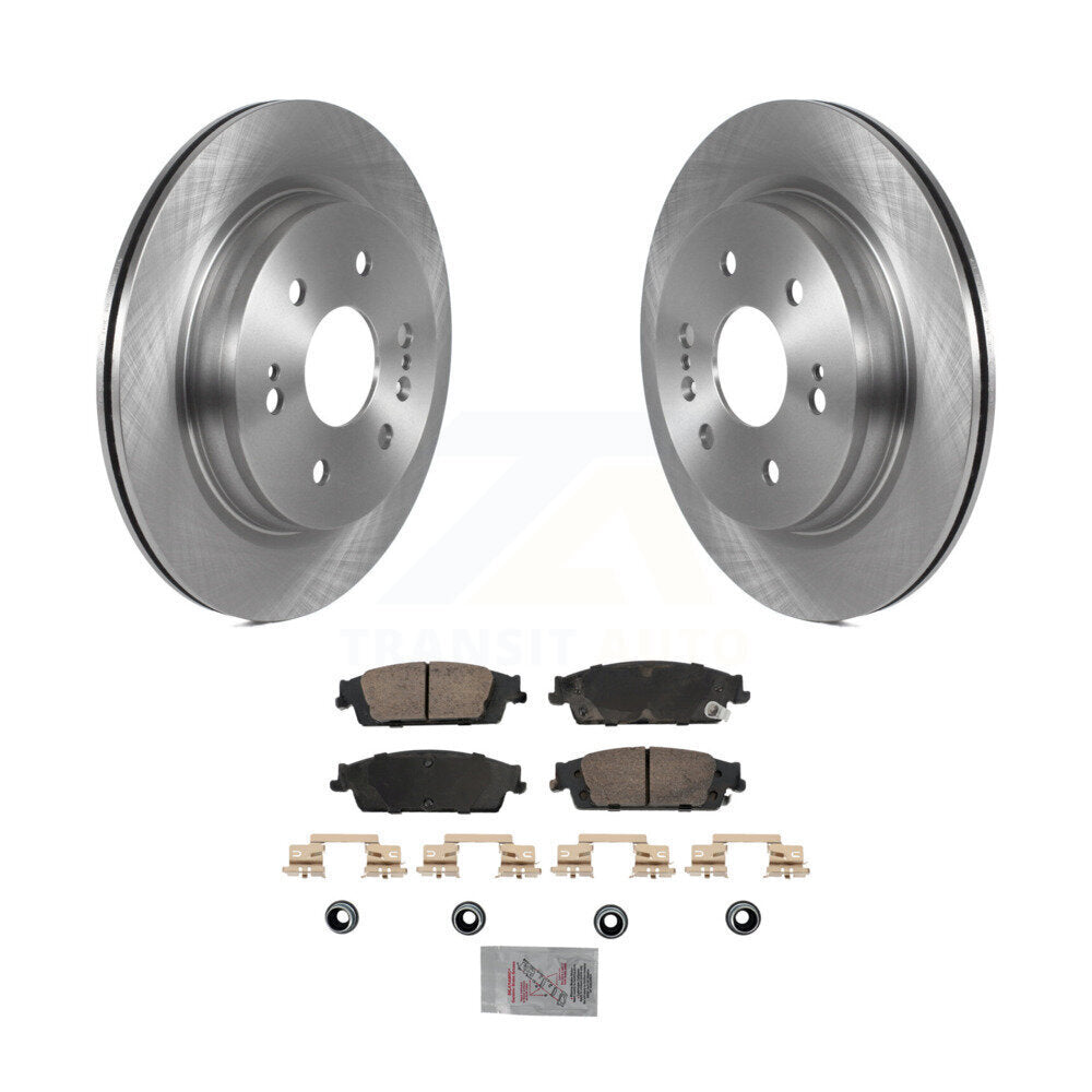 Transit Auto K8A-107454 Disc Brake Kit for 2019 Chevrolet Silverado 1500 LD, GMC Sierra 1500 Limited - Rear product image