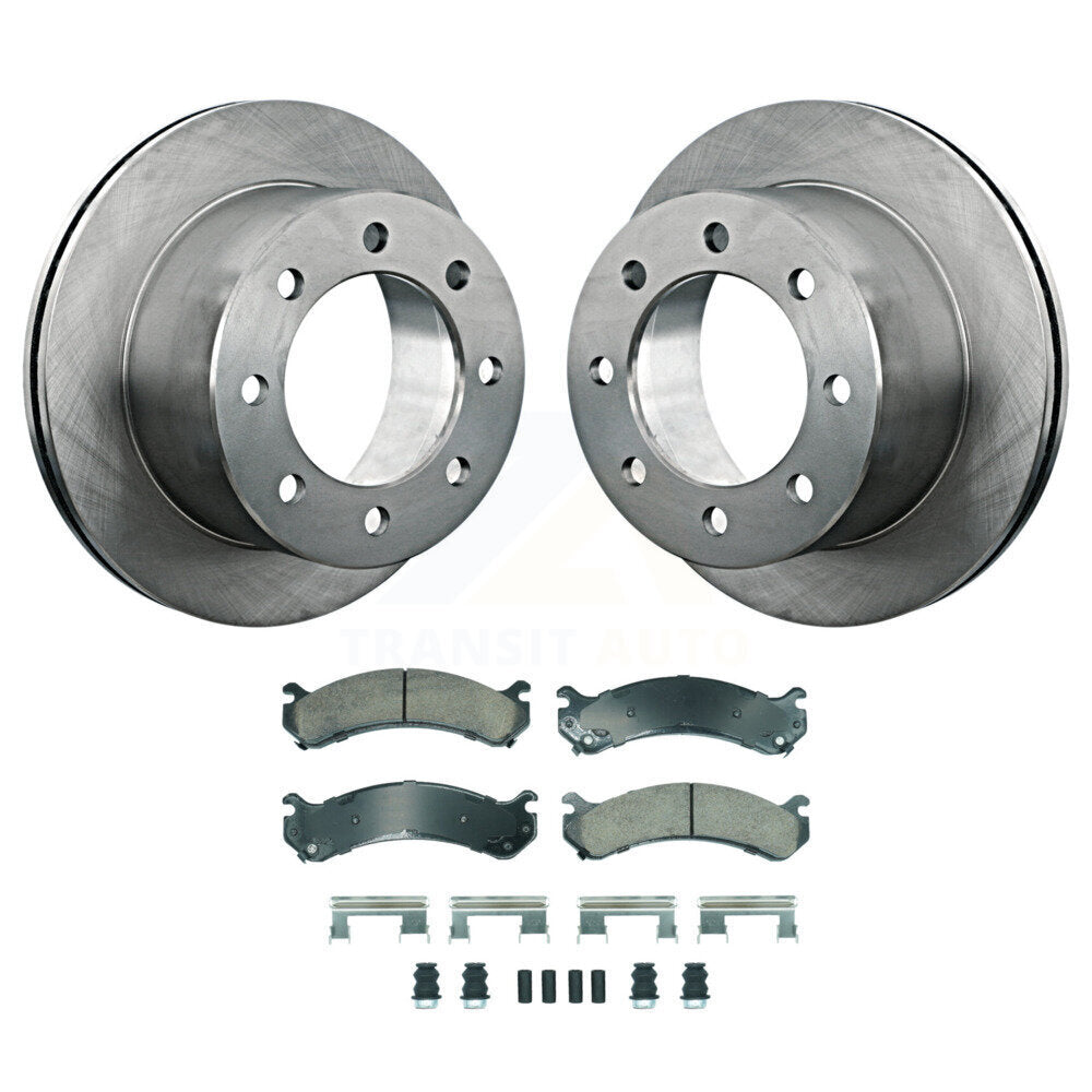 Transit Auto K8A-107455 Disc Brake Kit for 2001-2010 Chevrolet Silverado 3500 Classic, Chevrolet Silverado 3500 HD, GMC Sierra 3500 HD & more - Rear product image