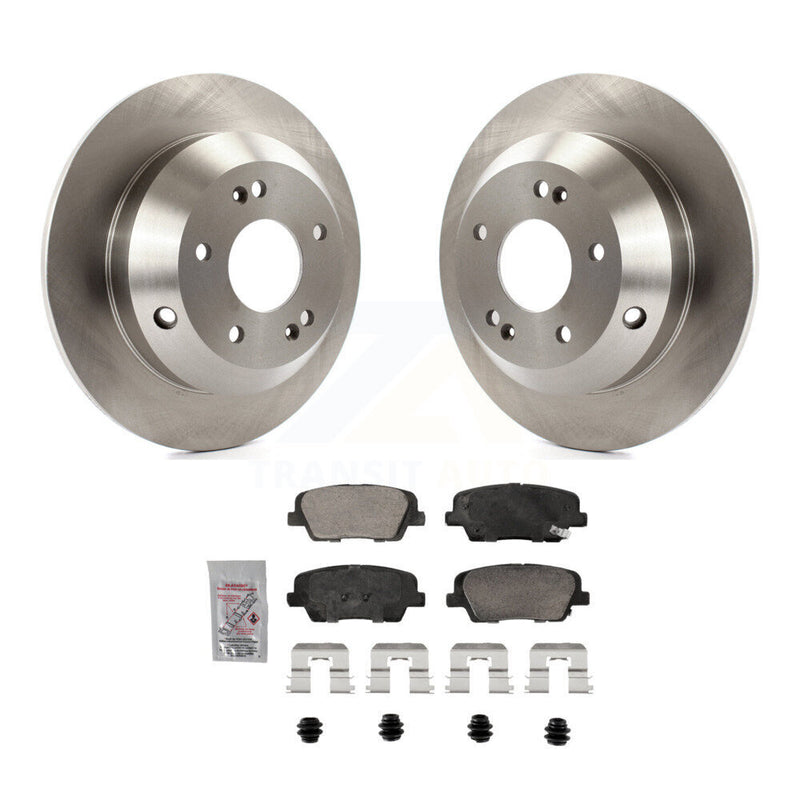Transit Auto K8A-107467 Disc Brake Kit for 2010-2016 Kia Sorento, Hyundai Santa Fe Sport, Hyundai Santa Fe XL & more - Rear product image