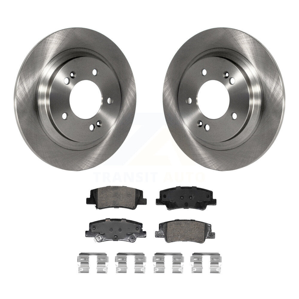 Transit Auto K8A-107480 Disc Brake Kit for 2020-2025 Hyundai Sonata, Kia Niro EV, Kia K5 - Rear product image