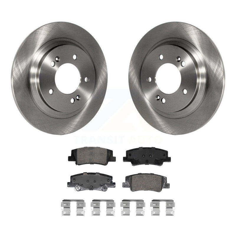 Transit Auto K8A-107480 Disc Brake Kit for 2020-2025 Hyundai Sonata, Kia Niro EV, Kia K5 - Rear product image