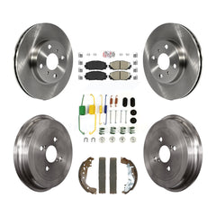 Transit Auto K8A-107489 Disc Brake Kit for 2014-2018 Toyota Yaris - Front and Rear product image
