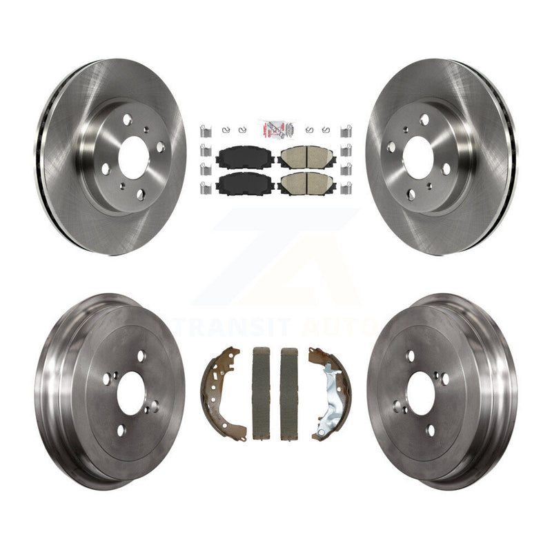Transit Auto K8A-107493 Disc Brake Kit for 2014-2018 Toyota Yaris - Front and Rear product image