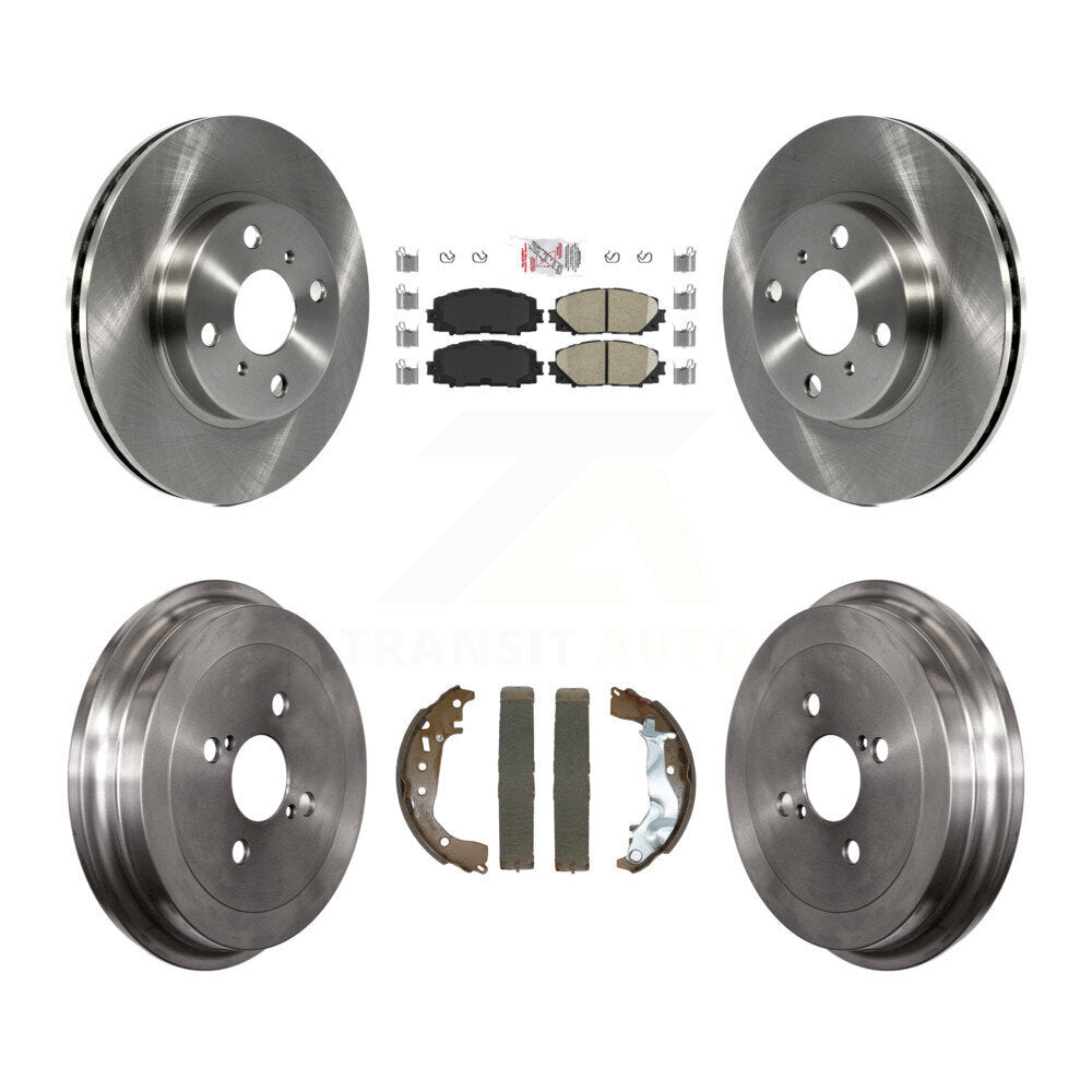 Transit Auto K8A-107494 Disc Brake Kit for 2014-2018 Toyota Yaris - Front and Rear product image