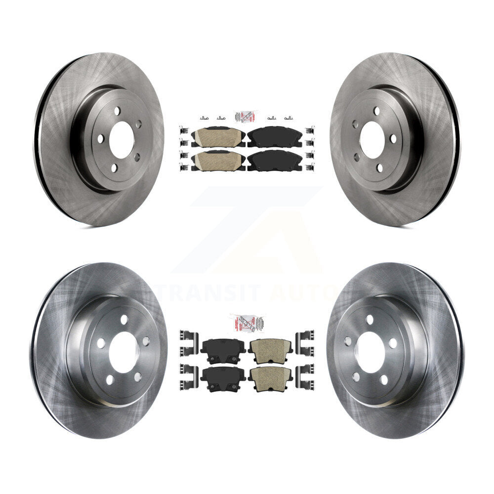 Transit Auto K8A-107539 Disc Brake Kit for 2017-2018 Dodge Charger - Front and Rear product image