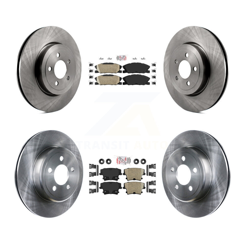 Transit Auto K8A-107540 Disc Brake Kit for 2017-2018 Dodge Charger - Front and Rear product image