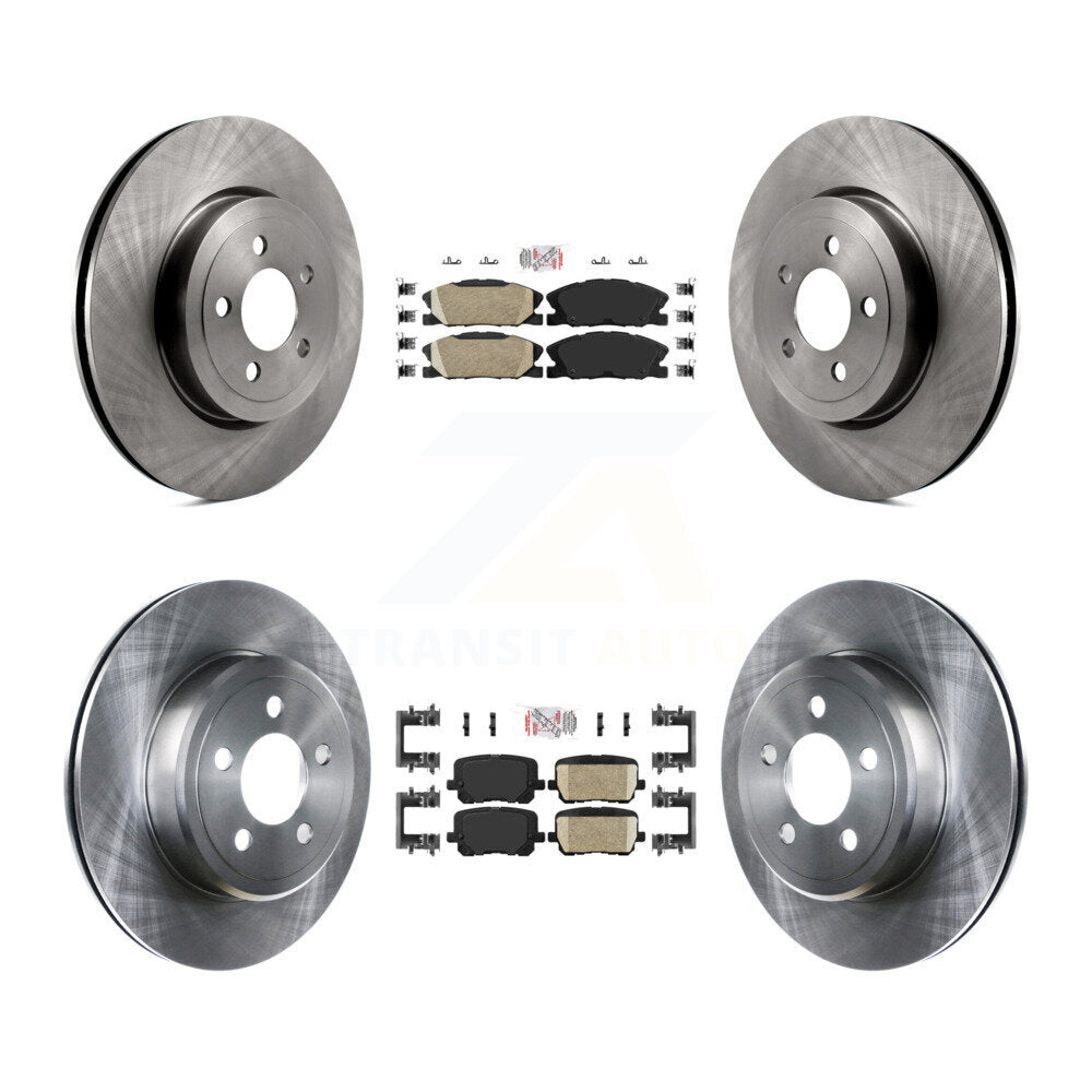 Transit Auto K8A-107541 Disc Brake Kit for 2017-2018 Dodge Charger - Front and Rear product image