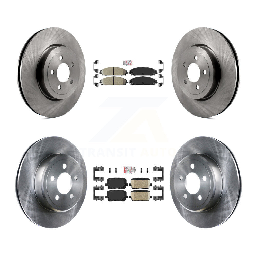 Transit Auto K8A-107542 Disc Brake Kit for 2017-2018 Dodge Charger - Front and Rear product image
