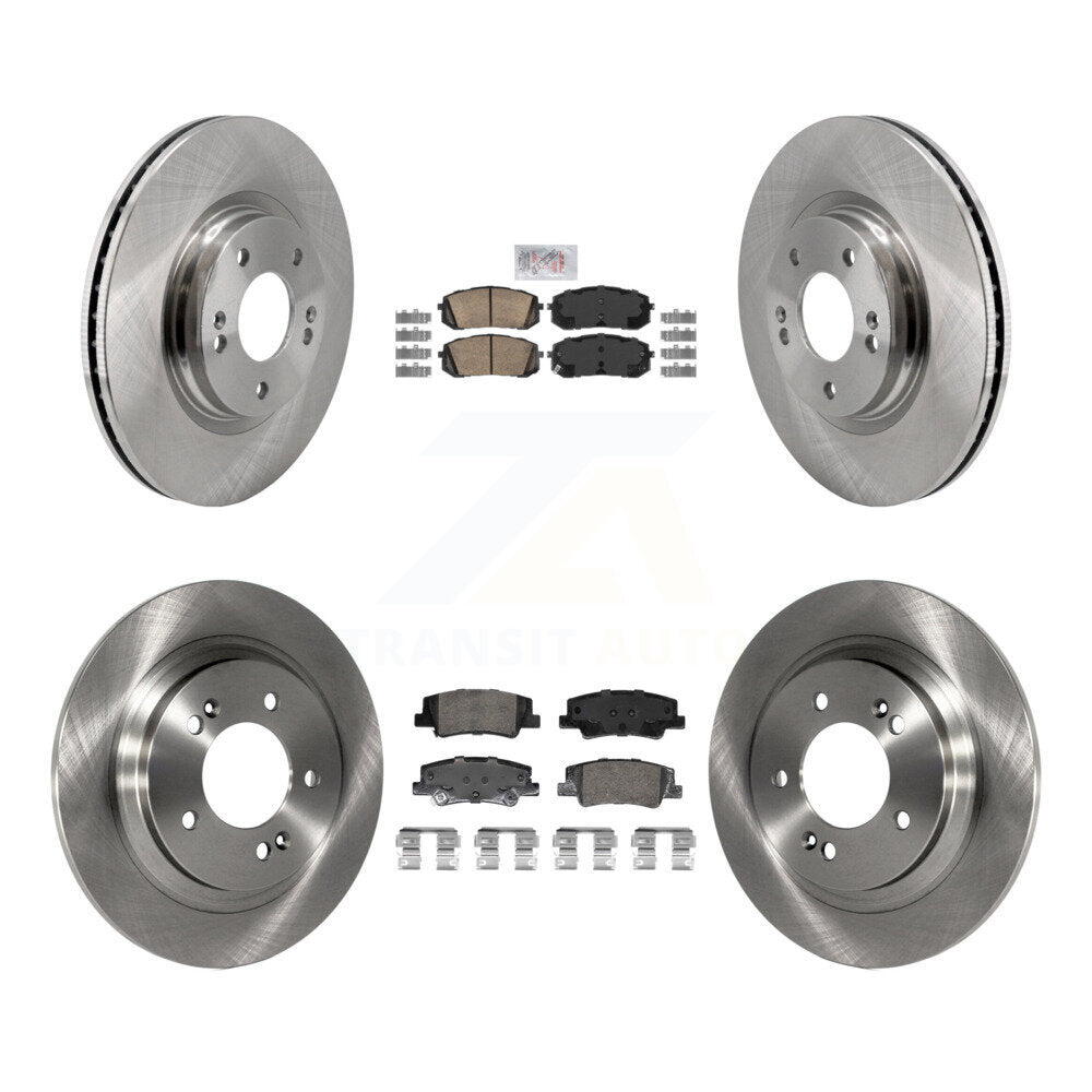 Transit Auto K8A-107555 Disc Brake Kit for 2020-2025 Hyundai Sonata, Kia Niro EV, Kia K5 - Front and Rear product image