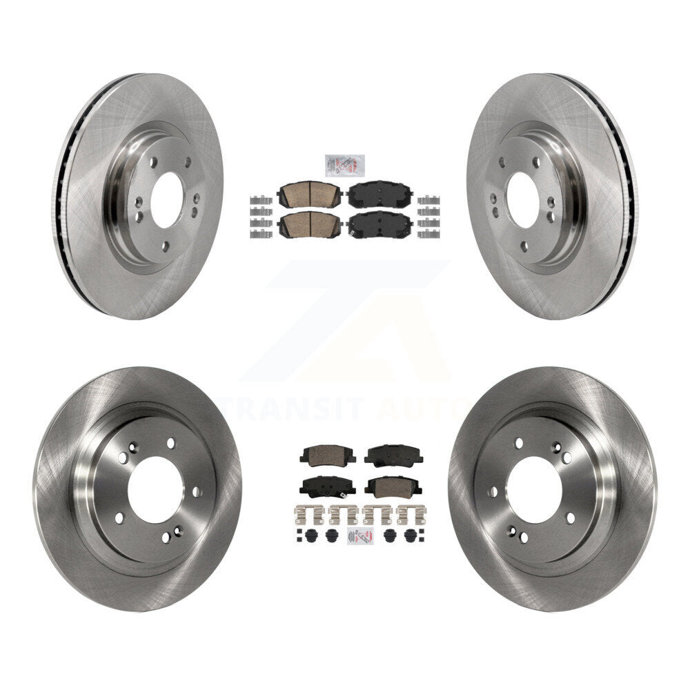 Transit Auto K8A-107556 Disc Brake Kit for 2020-2025 Hyundai Sonata, Kia Niro EV, Kia K5 - Front and Rear product image