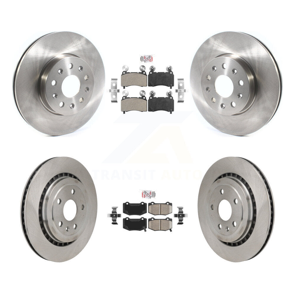 Transit Auto K8A-107595 Disc Brake Kit for 2016 Chevrolet Camaro - Front and Rear product image
