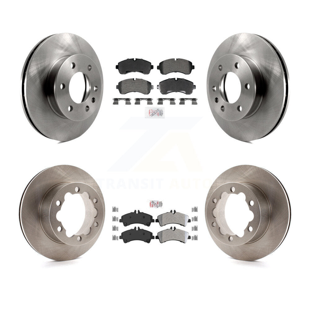Transit Auto K8A-107625 Disc Brake Kit for 2007-2018 Freightliner Sprinter 3500, Mercedes-Benz Sprinter 3500XD, Mercedes-Benz Sprinter 3500 & more - Front and Rear product image