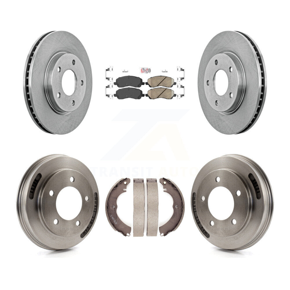 Transit Auto K8A-107690 Disc Brake Kit for 2008-2014 Mitsubishi Lancer - Front and Rear product image