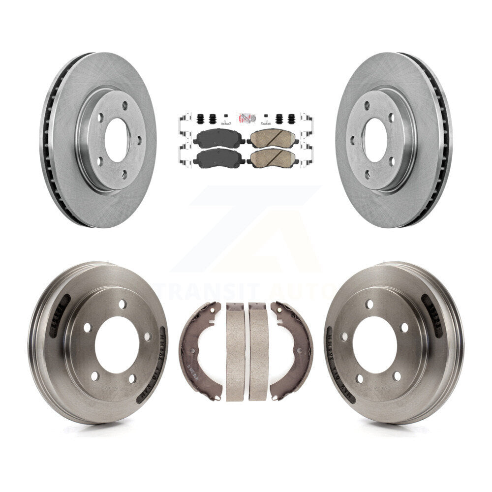 Transit Auto K8A-107692 Disc Brake Kit for 2008-2014 Mitsubishi Lancer - Front and Rear product image