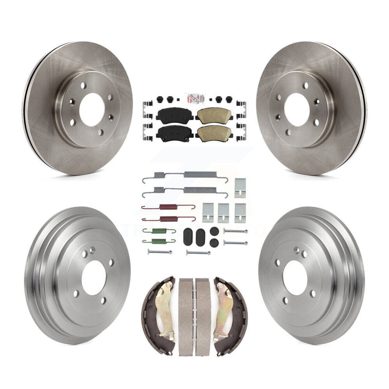 Transit Auto K8A-107711 Disc Brake Kit for 2012-2017 Hyundai Accent - Front and Rear product image