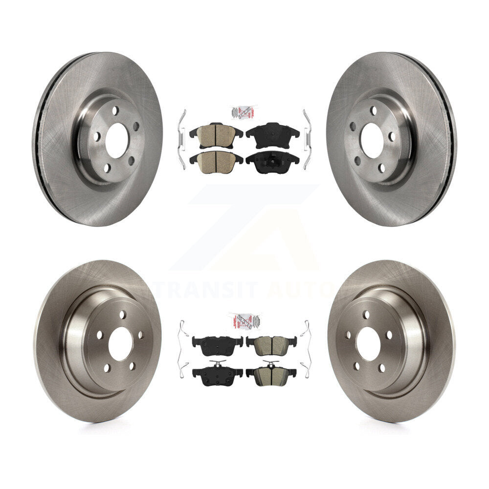 Transit Auto K8A-107737 Disc Brake Kit for 2017-2020 Lincoln MKZ - Front and Rear product image