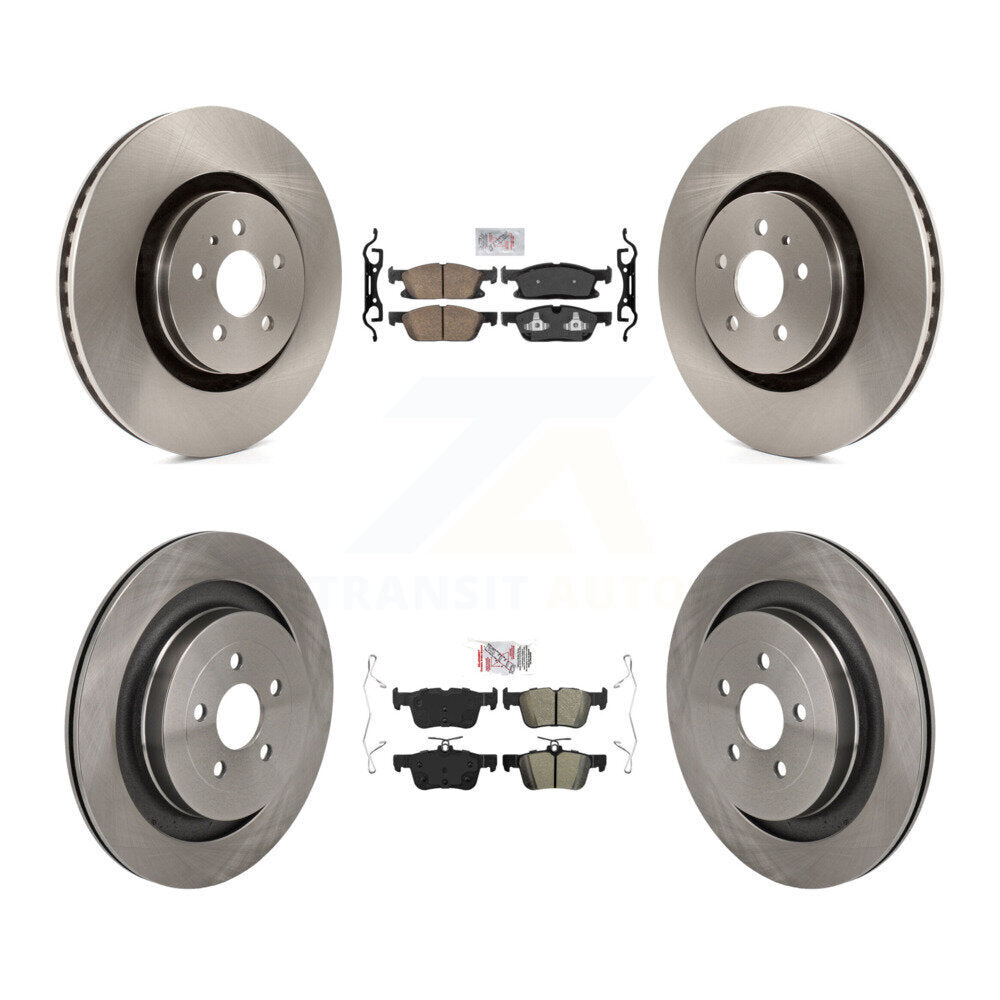 Transit Auto K8A-107739 Disc Brake Kit for 2019-2023 Lincoln Nautilus - Front and Rear product image