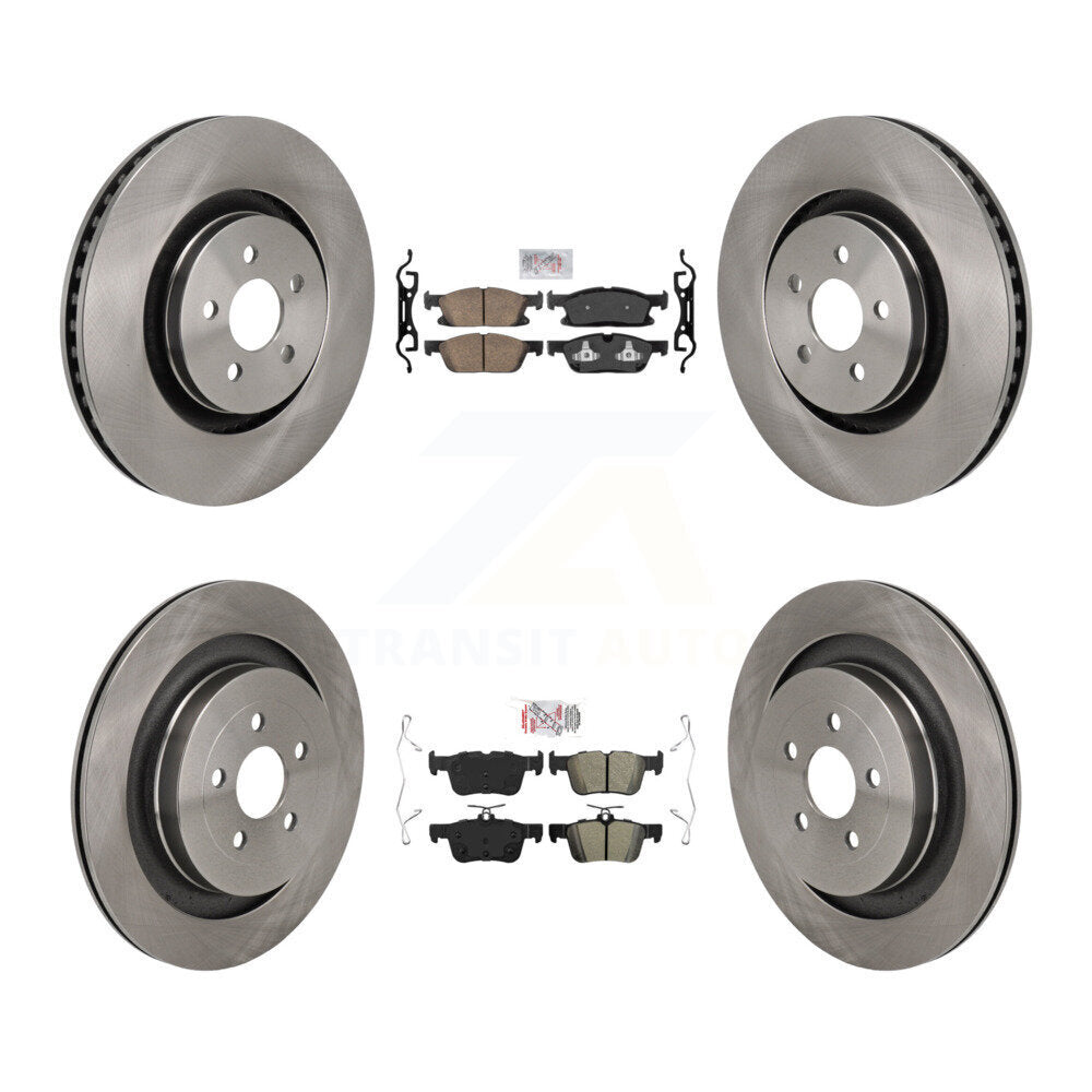 Transit Auto K8A-107743 Disc Brake Kit for 2019 Ford Edge - Front and Rear product image