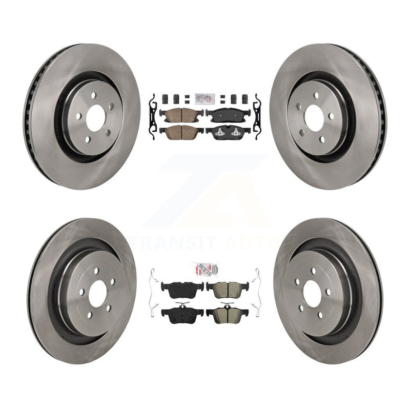 Transit Auto K8A-107745 Disc Brake Kit for 2019 Ford Edge - Front and Rear product image