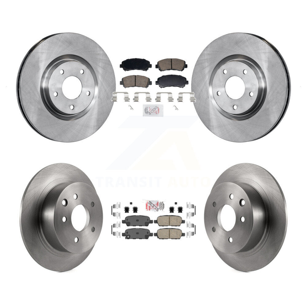 Transit Auto K8A-107755 Disc Brake Kit for 2007-2012 Nissan Sentra - Front and Rear product image