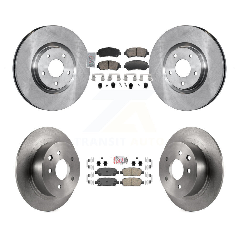 Transit Auto K8A-107757 Disc Brake Kit for 2007-2012 Nissan Sentra - Front and Rear product image