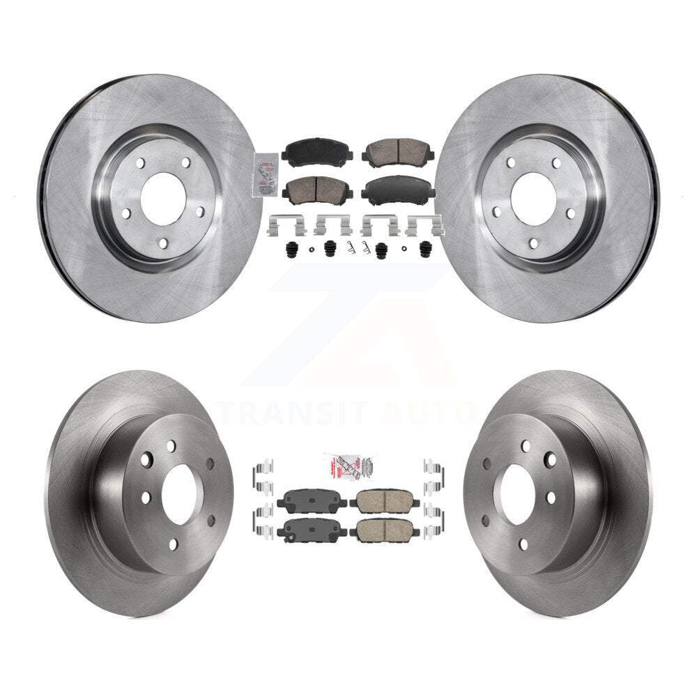 Transit Auto K8A-107758 Disc Brake Kit for 2007-2012 Nissan Sentra - Front and Rear product image