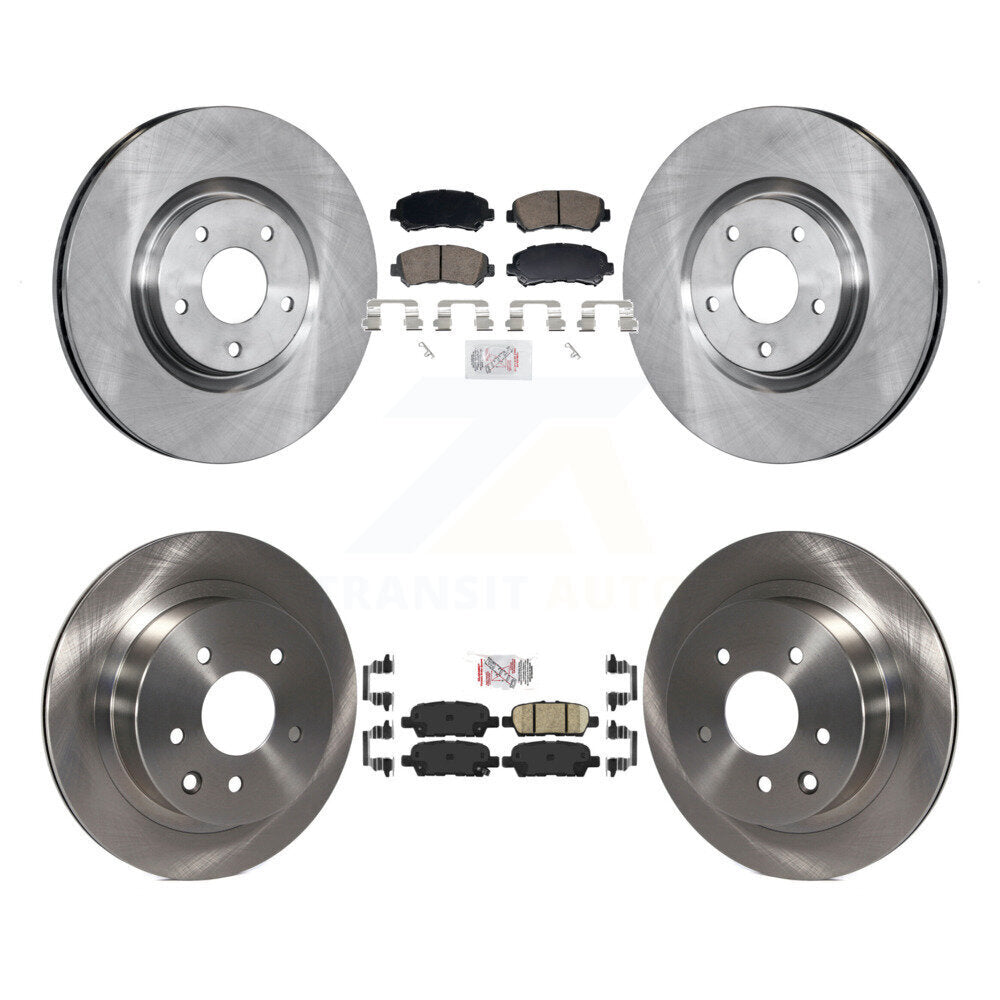 Transit Auto K8A-107768 Disc Brake Kit for 2014-2017 Nissan Juke - Front and Rear product image