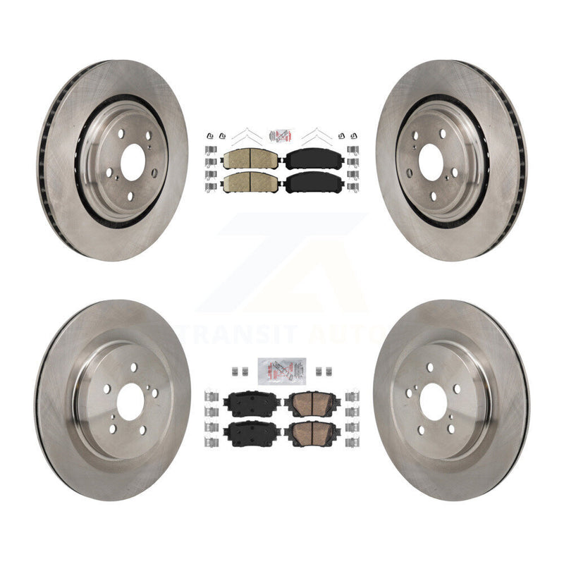 Transit Auto K8A-107811 Disc Brake Kit for 2020-2022 Toyota Highlander - Front and Rear product image