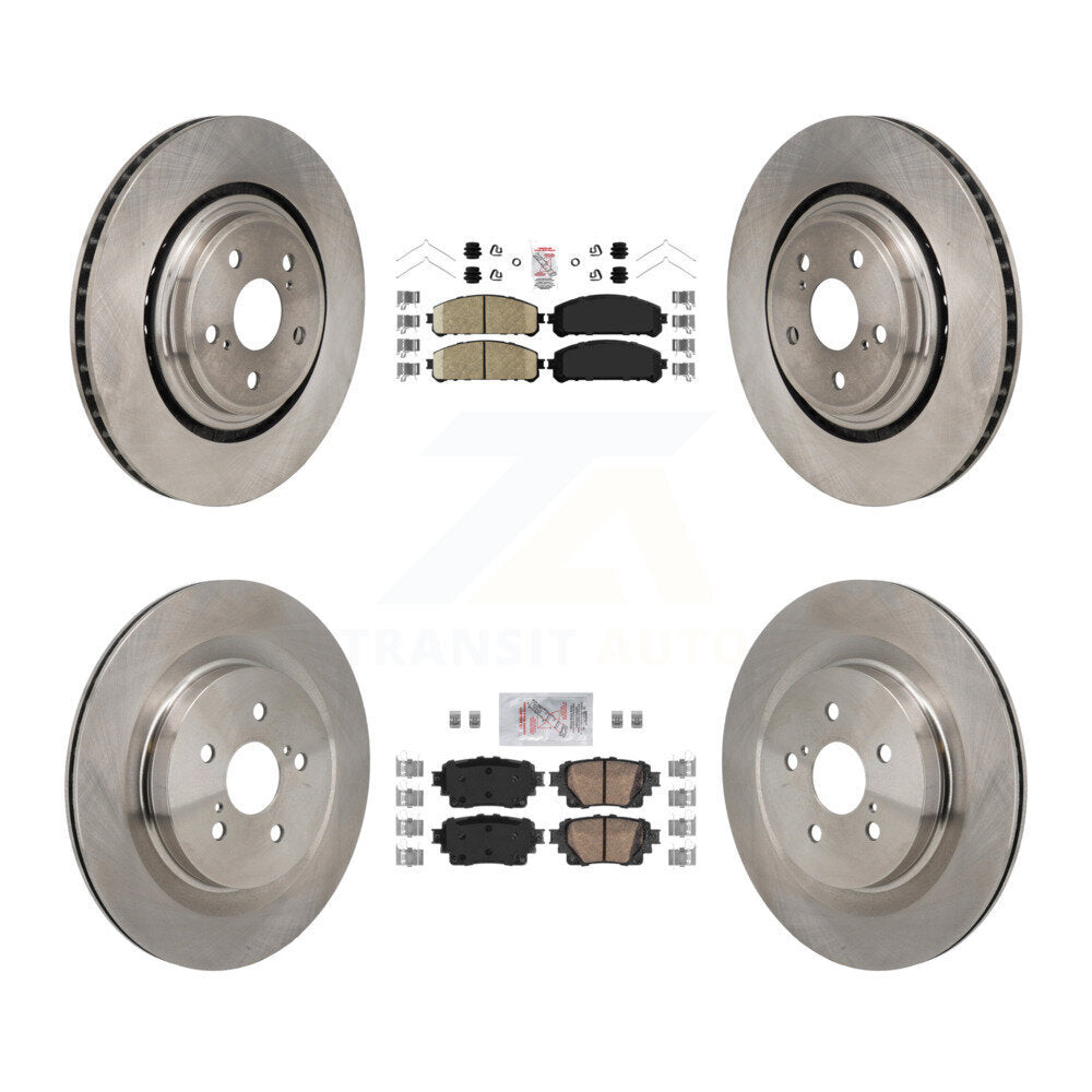 Transit Auto K8A-107816 Disc Brake Kit for 2020-2022 Toyota Highlander - Front and Rear product image