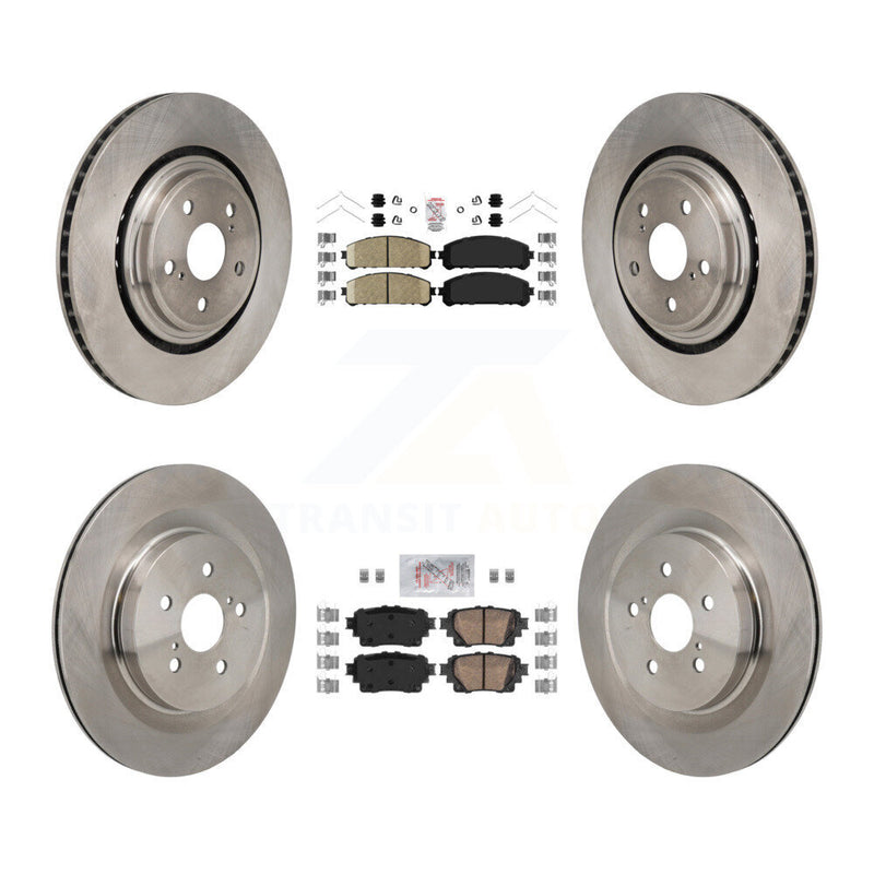 Transit Auto K8A-107816 Disc Brake Kit for 2020-2022 Toyota Highlander - Front and Rear product image