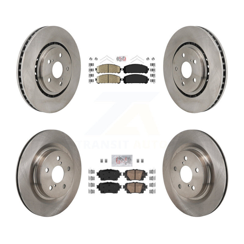 Transit Auto K8A-107822 Disc Brake Kit for 2021-2023 Lexus NX450h+, Toyota RAV4 Prime, Toyota Sienna - Front and Rear product image