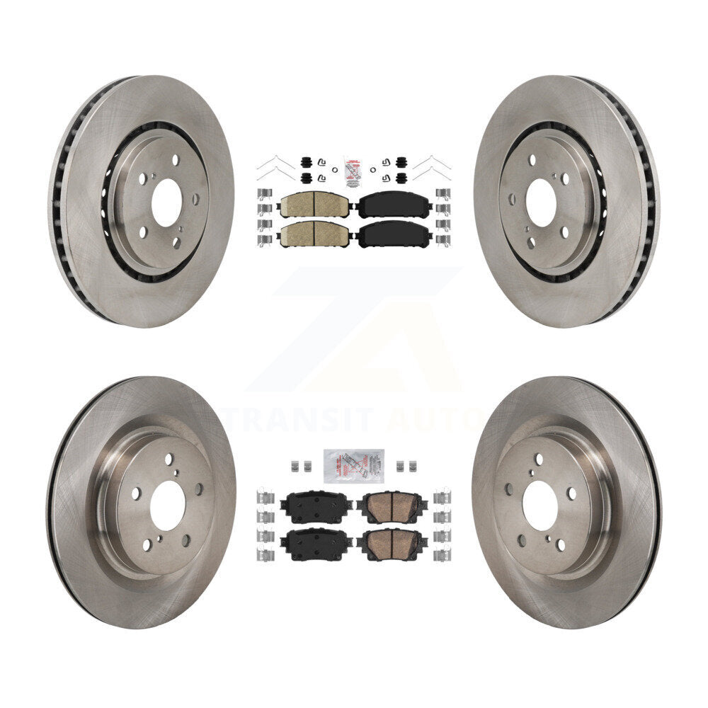 Transit Auto K8A-107823 Disc Brake Kit for 2021-2023 Lexus NX450h+, Toyota RAV4 Prime, Toyota Sienna - Front and Rear product image