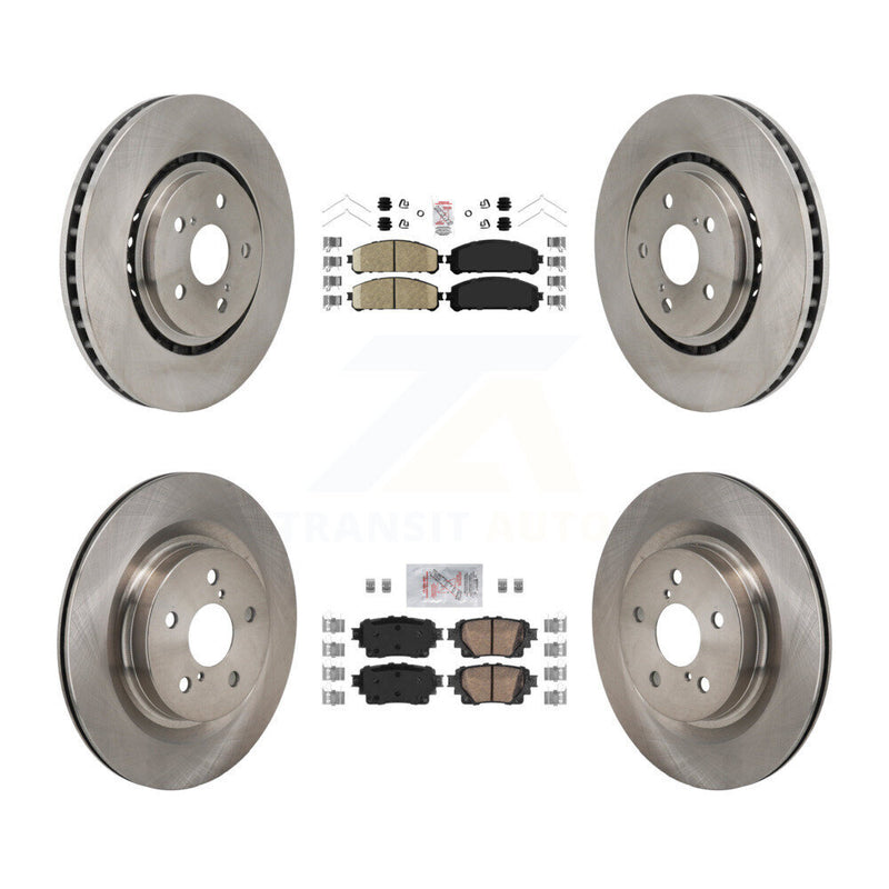 Transit Auto K8A-107823 Disc Brake Kit for 2021-2023 Lexus NX450h+, Toyota RAV4 Prime, Toyota Sienna - Front and Rear product image